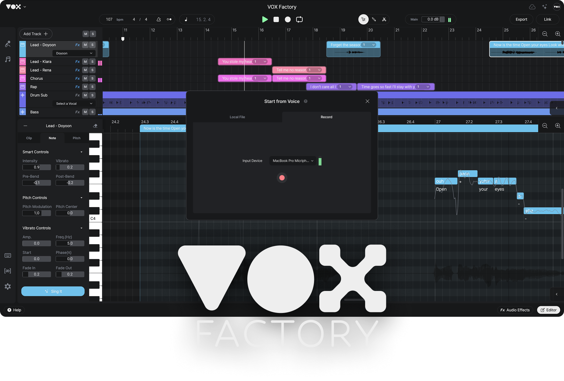 AudAi launches AI vocal synthesizer 'VOX Factory'