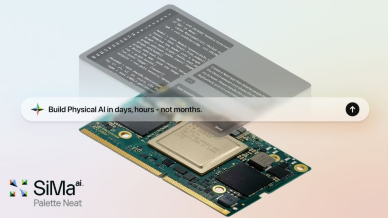 SiMa.ai launches Palette Neat agentic development platform for physical AI applications