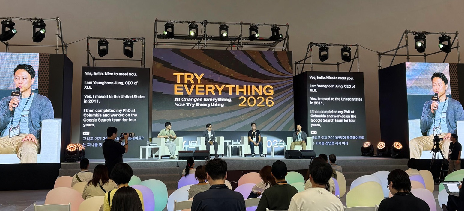 XL8 supplies real-time AI captioning to Try Everything 2026, its third major Korean startup event