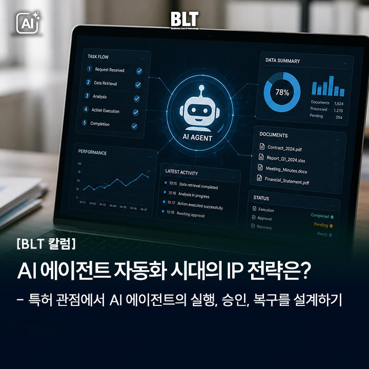[BLT칼럼]AI 에이전트 자동화 시대의 IP 전략은? - 뉴스 썸네일 이미지